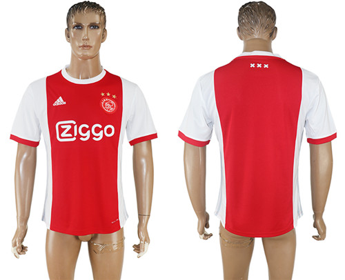 2017 18 AFC Ajax Home Thailand Soccer Jersey