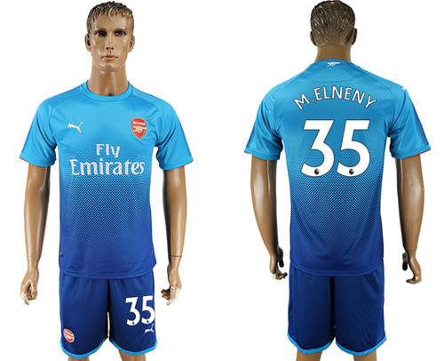 2017 18 Arsenal 35 M.ELNENY Away Soccer Jersey