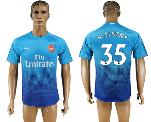 2017 18 Arsenal 35 M.ELNENY Away Thailand Soccer Jersey