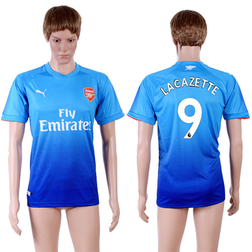 2017 18 Arsenal 9 LACAZETTE Away Thailand Soccer Jersey