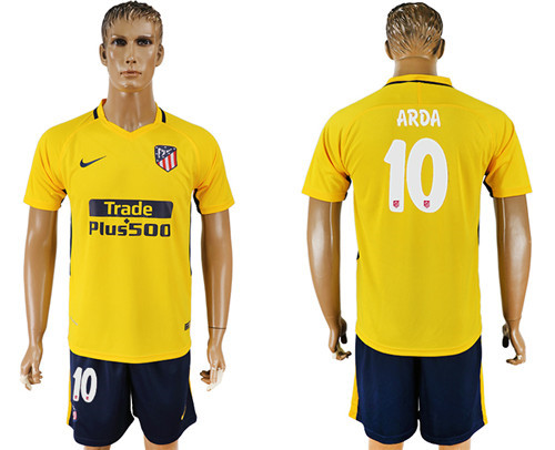 2017 18 Atletico Madrid 10 ARDA Away Soccer Jersey