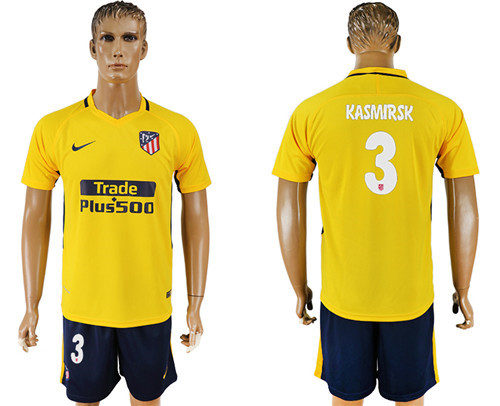 2017 18 Atletico Madrid 3 KASMIRSK Away Soccer Jersey