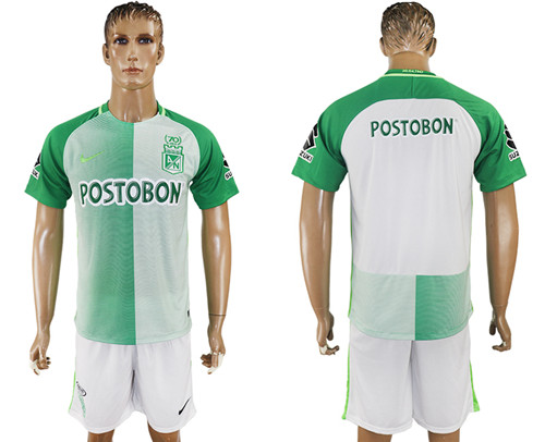 2017 18 Atletico Nacional Home Soccer Jersey