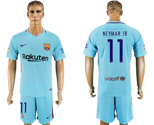 2017 18 Barcelona 11 NEYMAR JR Away Soccer Jersey