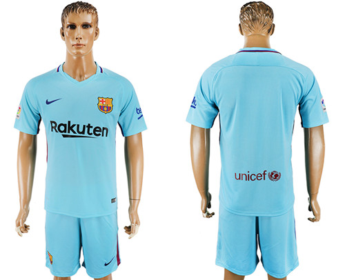 2017 18 Barcelona Away Soccer Jersey