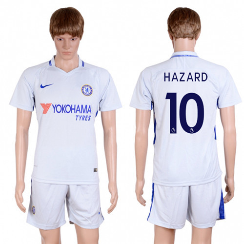 2017 18 Chelsea 10 HAZARD Away Soccer Jersey