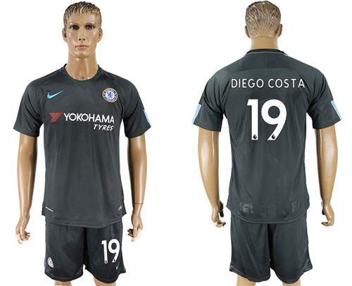 2017 18 Chelsea 19 DIEGO COSTA Third Away Soccer Jersey