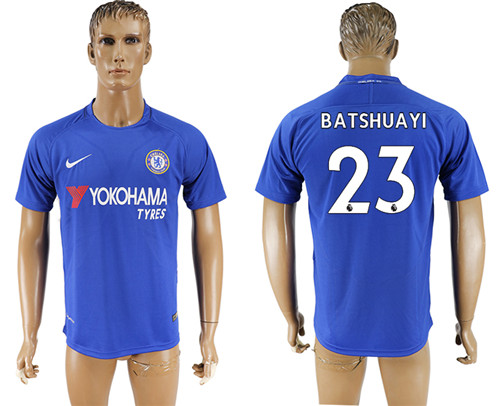 2017 18 Chelsea 23 BATSHUAYI Home Thailand Soccer Jersey