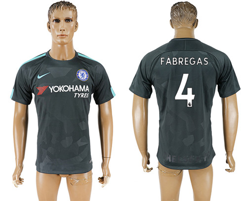 2017 18 Chelsea 4 FABREGAS Third Away Thailand Soccer Jersey