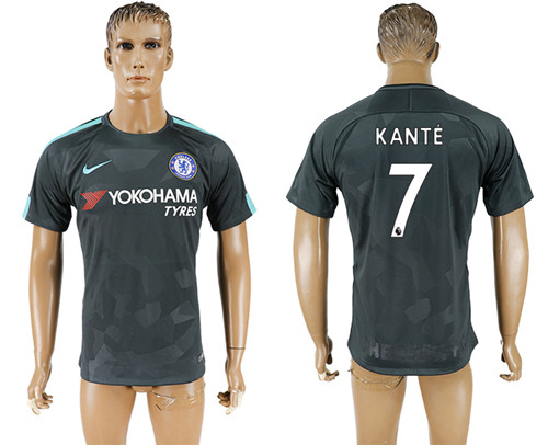 2017 18 Chelsea 7 KANTE Third Away Thailand Soccer Jersey