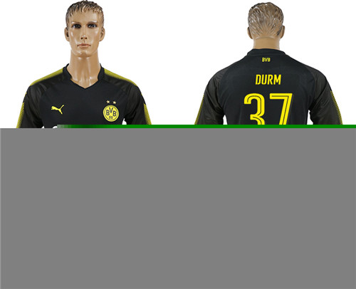 2017 18 Dortmund 37 DURM Away Soccer Jersey