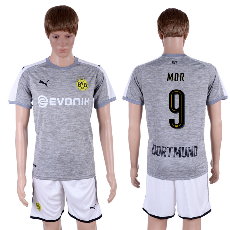 2017 18 Dortmund 9 MOR Third Away Soccer Jersey