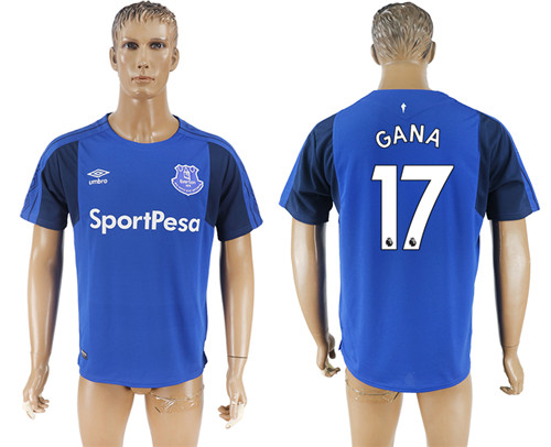 2017 18 Everton FC 17 GANA Home Thailand Soccer Jersey