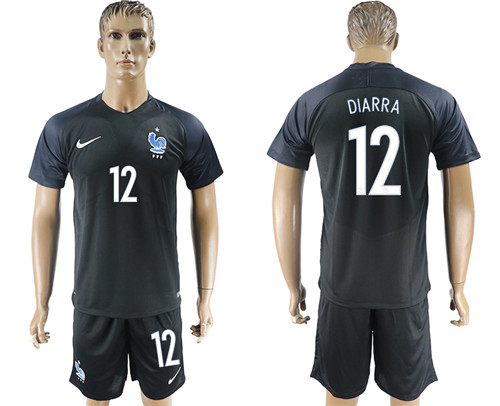 2017 18 France 12 DIARRA Third Away Soccer Jersey