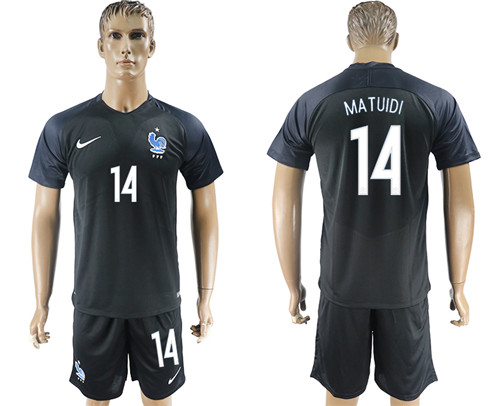 2017 18 France 14 MATUIDI Third Away Soccer Jersey