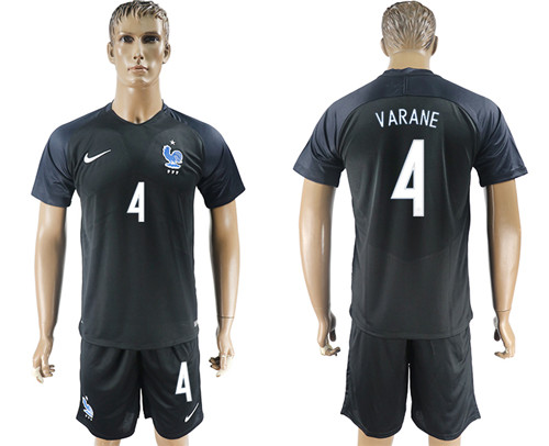 2017 18 France 4 VARANE Third Away Soccer Jersey