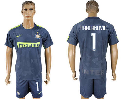 2017 18 Inter Milan 1 HANDANOVIC Third Away Soccer Jersey