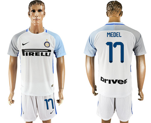 2017 18 Inter Milan 17 MEDEL Away Soccer Jersey