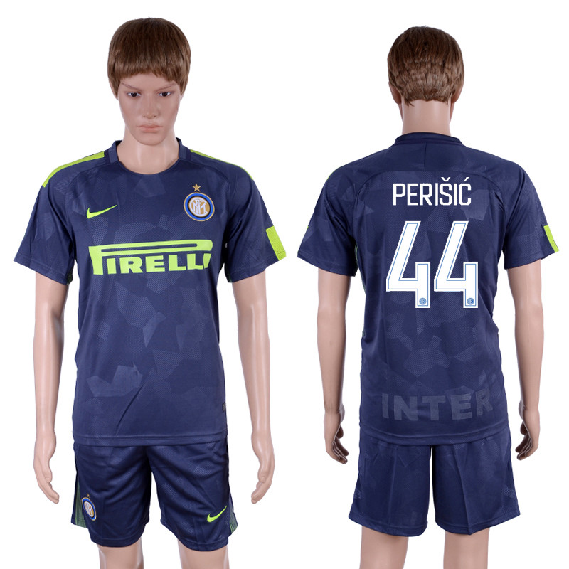 2017 18 Inter Milan 44 PERISIC Third Away Soccer Jersey