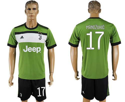 2017 18 Juventus 17 MANDZUKIC Third Away Soccer Jersey