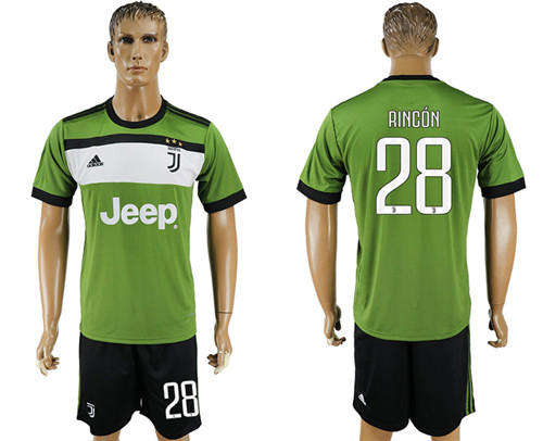 2017 18 Juventus 28 RINCON Third Away Soccer Jersey