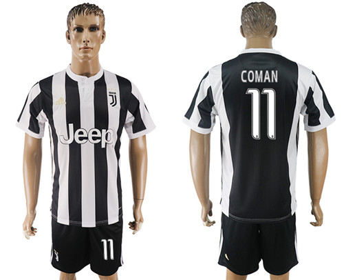 2017 18 Juventus FC 11 COMAN Home Soccer Jersey