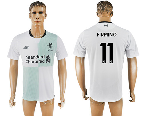 2017 18 Liverpool 11 FIRMINO Away Thailand Soccer Jersey