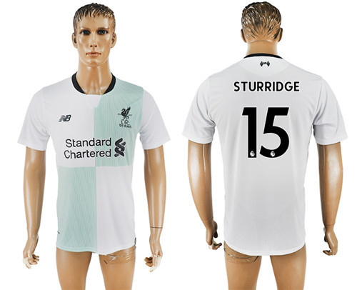 2017 18 Liverpool 15 STURRIDGE Away Thailand Soccer Jersey