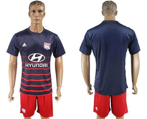 2017 18 Lyon Away Soccer Jersey