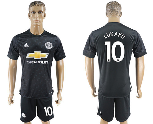 2017 18 Manchester United 10 LUKAKU Away Soccer Jersey