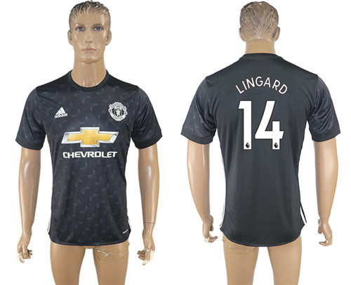 2017 18 Manchester United 14 LINGARD Third Away Thailand Soccer Jersey