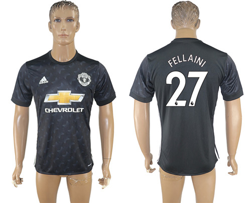 2017 18 Manchester United 27 FELLAINI Third Away Thailand Soccer Jersey