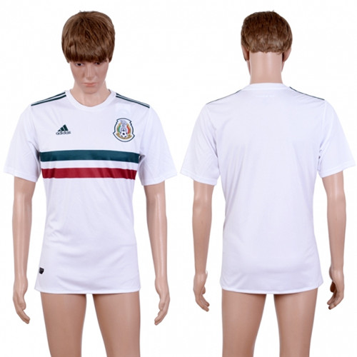 2017 18 Mexico Away Thailand Soccer Jersey