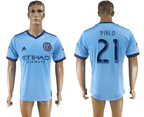 2017 18 New York City FC 21 PIRLO Home Thailand Soccer Jersey