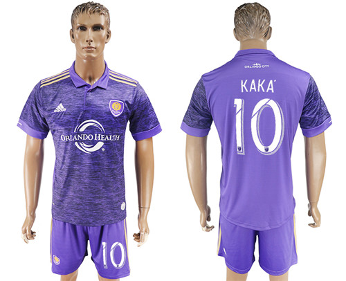 2017 18 Orlando City 10 KAKA Home Soccer Jersey