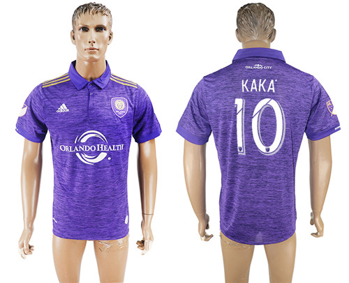 2017 18 Orlando City 10 KAKA Home Thailand Soccer Jersey