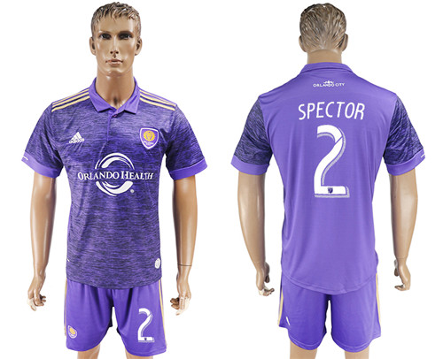 2017 18 Orlando City 2 SPECTOR Home Soccer Jersey