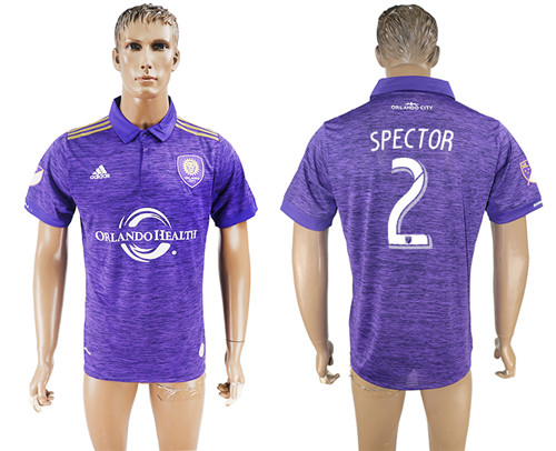 2017 18 Orlando City 2 SPECTOR Home Thailand Soccer Jersey