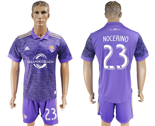 2017 18 Orlando City 23 NOCERINO Home Soccer Jersey