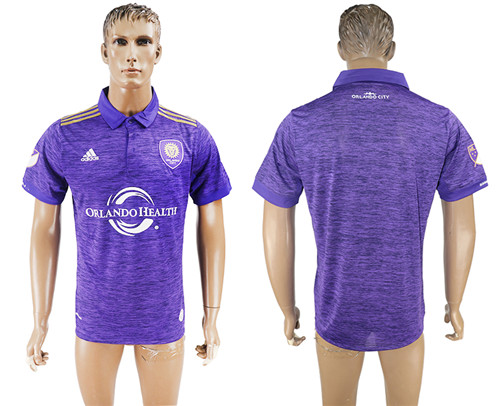 2017 18 Orlando City Home Thailand Soccer Jersey