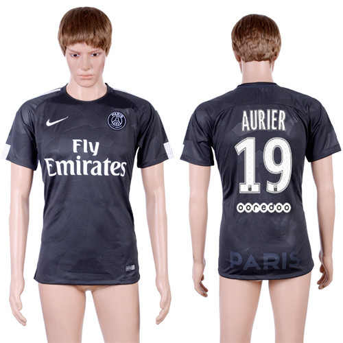 2017 18 Paris Saint Germain 19 AURIER Third Away Thailand Soccer Jersey