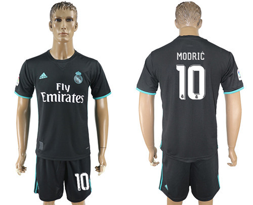 2017 18 Real Madrid 10 MODRIC Away Soccer Jersey