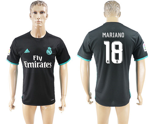 2017 18 Real Madrid 18 MARIANO Away Thailand Soccer Jersey