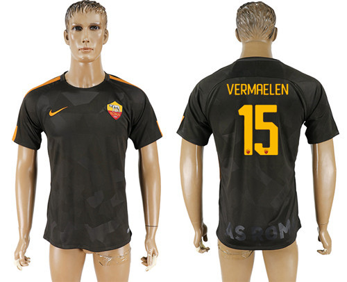 2017 18 Roma 15 VERMAELEN Away Thailand Soccer Jersey