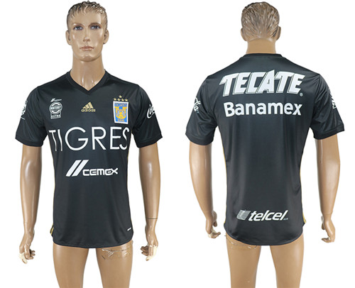 2017 18 Tigres UANL Third Away Thailand Soccer Jersey