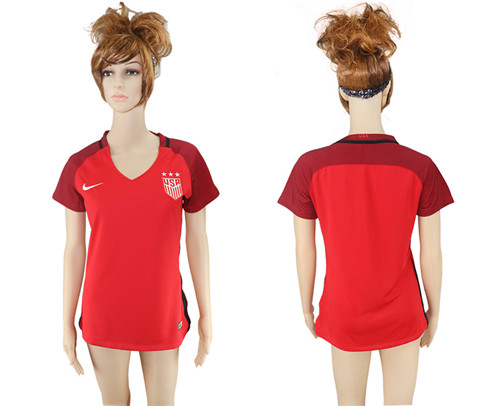 2017 18 USA Away Women Soccer Jersey