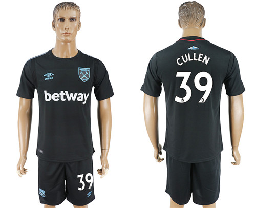 2017 18 West Ham United 39 CULLEN Away Soccer Jersey