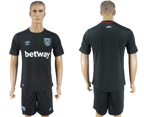 2017 18 West Ham United Away Soccer Jersey