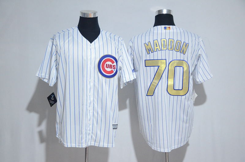 2017 Gold Program Jersey Chicago Cubs 70 Joe Maddon Cool Base Jerseys