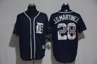 2017 New Detroit Tigers Mens 28 J D Martinez Cool Base Baseball Jersey